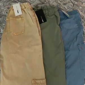 Fashion Nova cargo pant set bundle